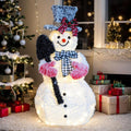 3ft Lighted LED Snowman Decor